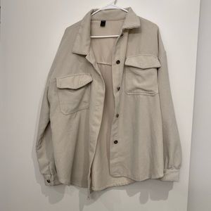 Beige corduroy jacket